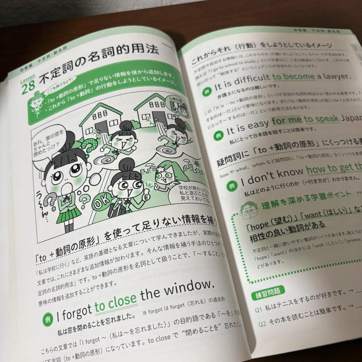 中学校3年間の英語がまんがでしっかりわかる本の写真4枚目