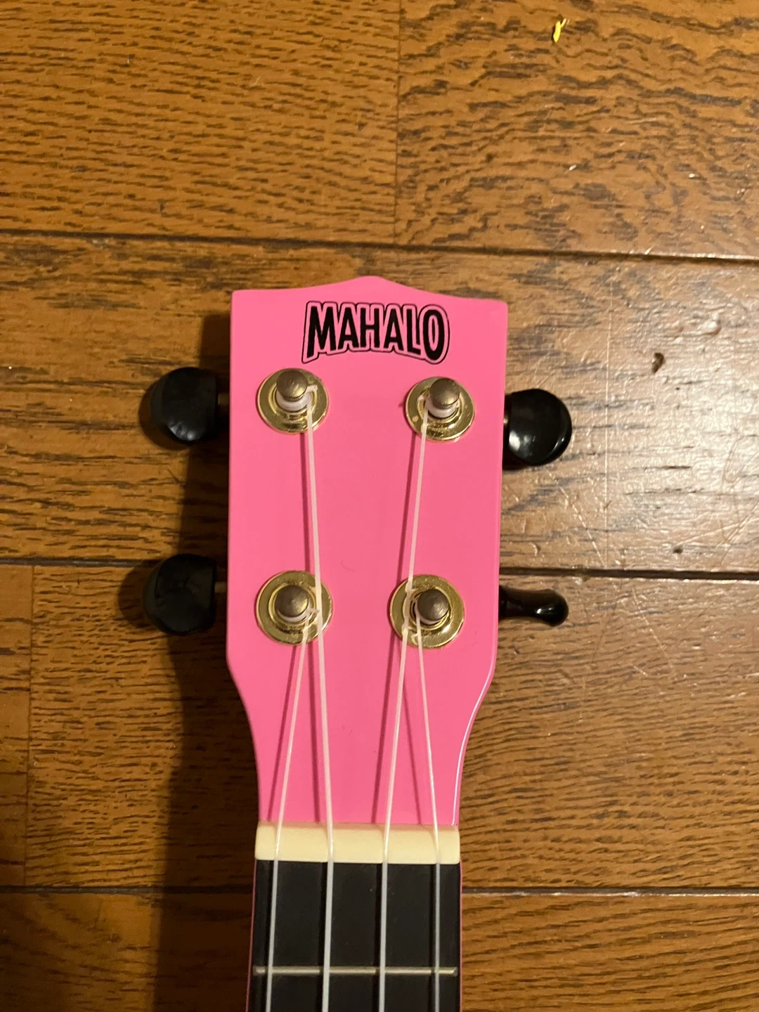 美品 mahalo uklele マハロ ウクレレ ピンク ソフトケース付きの写真3枚目