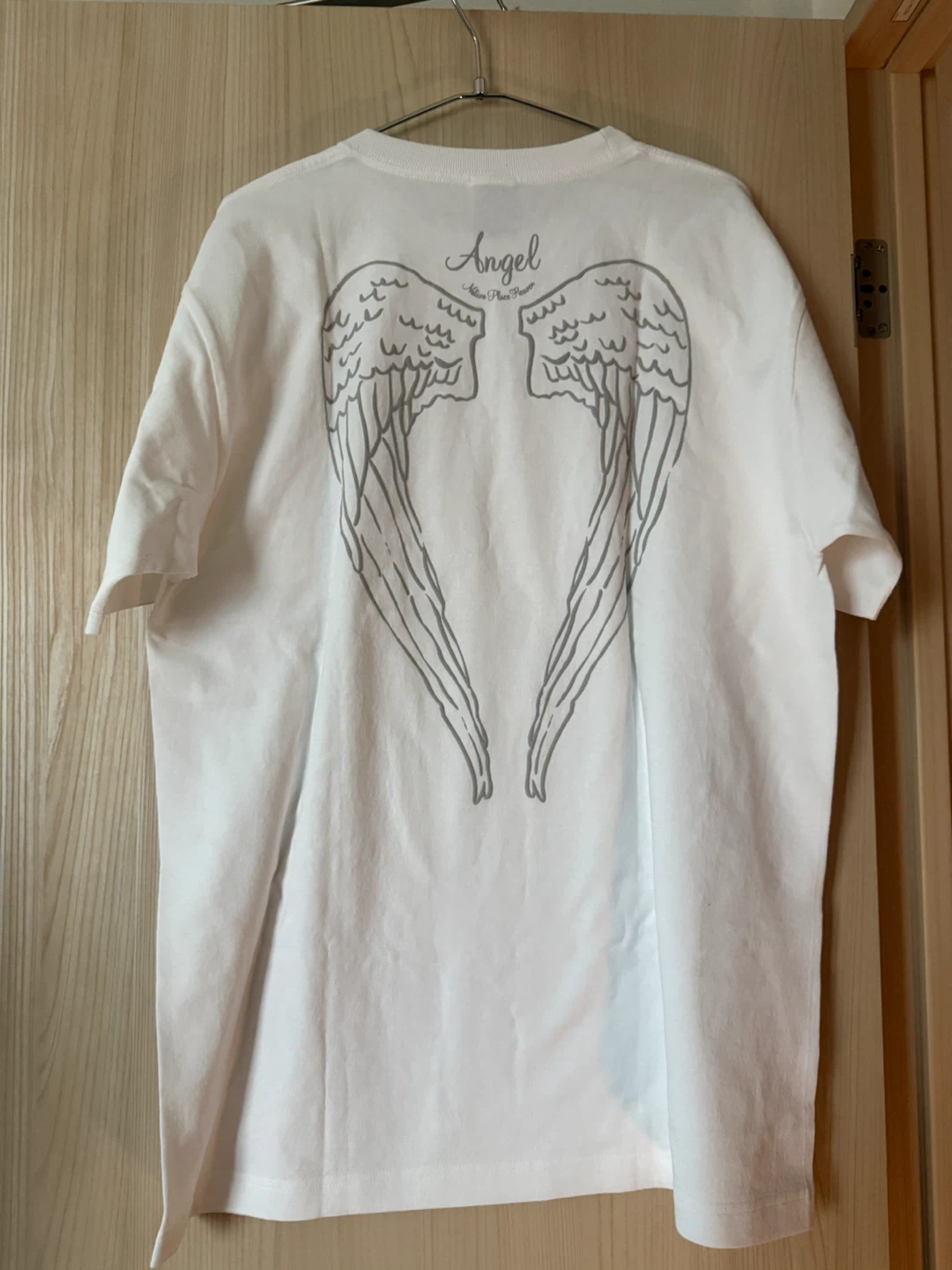 BEDBROS エンジェルプリントTシャツ ホワイト
