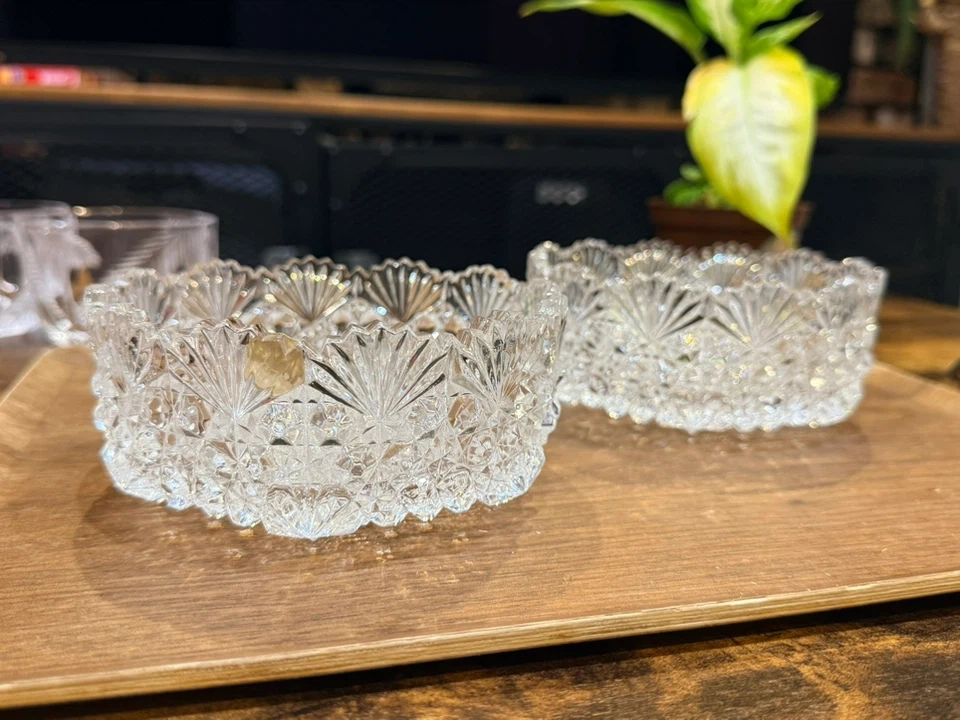 Hoya クリスタルガラス 小鉢 2個セット
