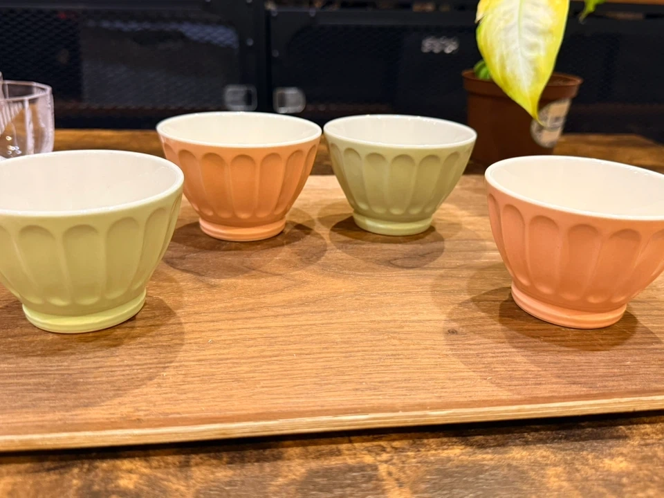 パステルカラー 小鉢 4個セット