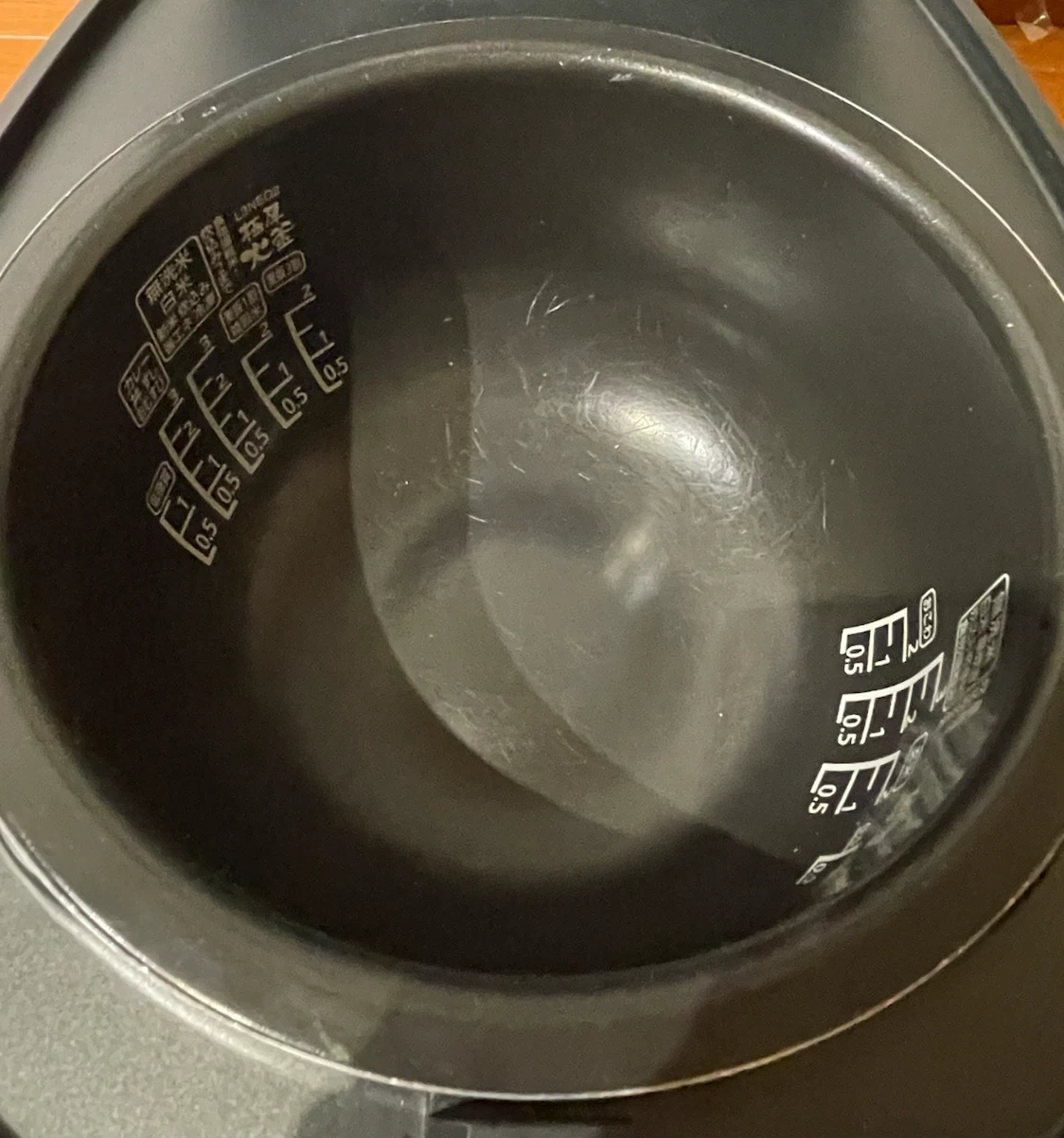アイリスオーヤマ IH炊飯器 RC-IL30-B ブラック 2023年製の写真6枚目