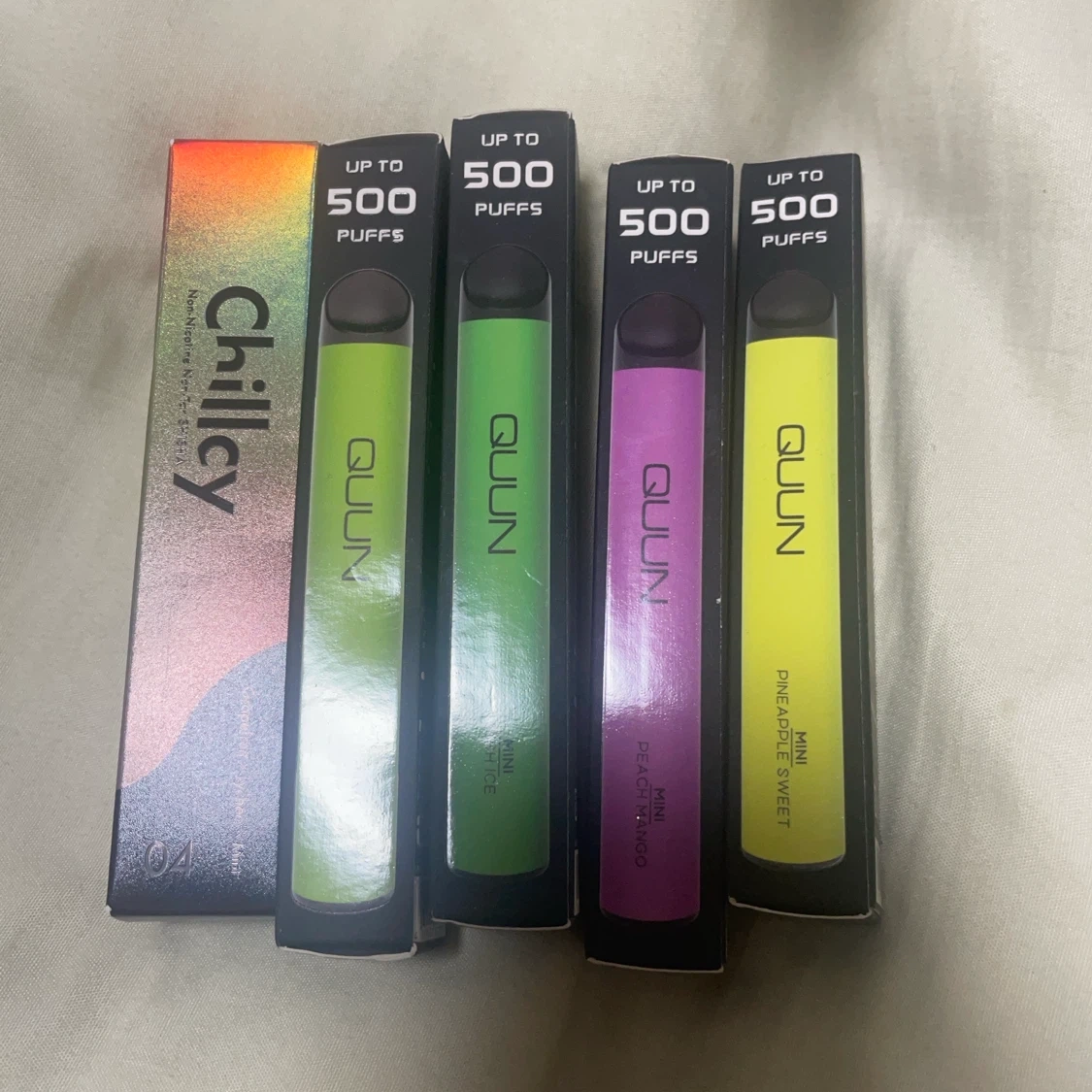 QUUN ミニ 電子500パフまとめ売り