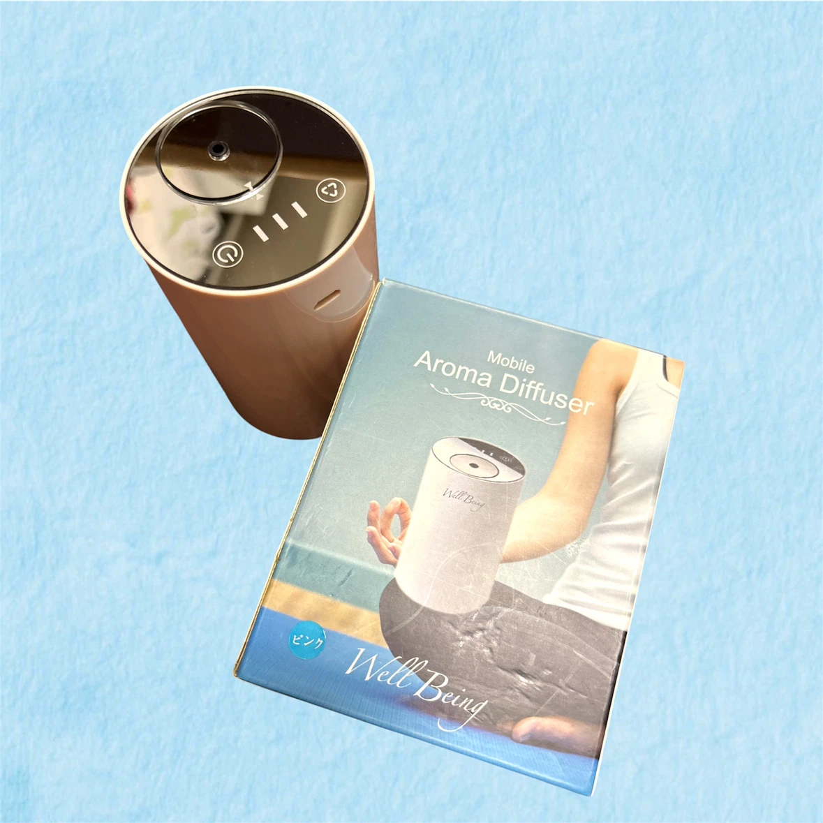 Well Being モバイルアロマディフューザー ピンクの写真2枚目