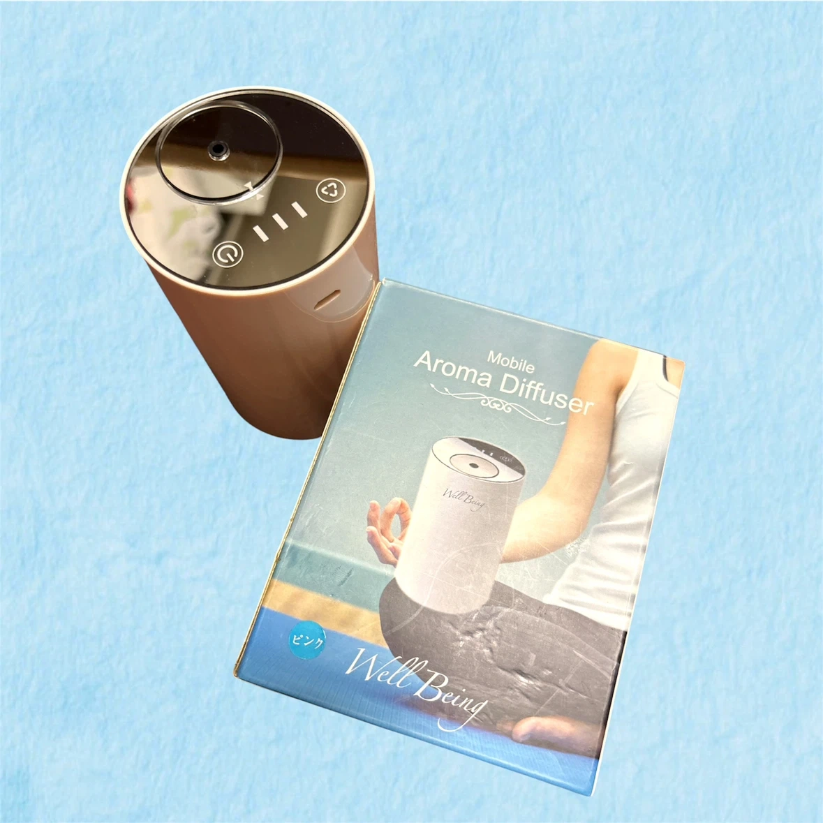 Well Being モバイルアロマディフューザー ピンクの写真2枚目