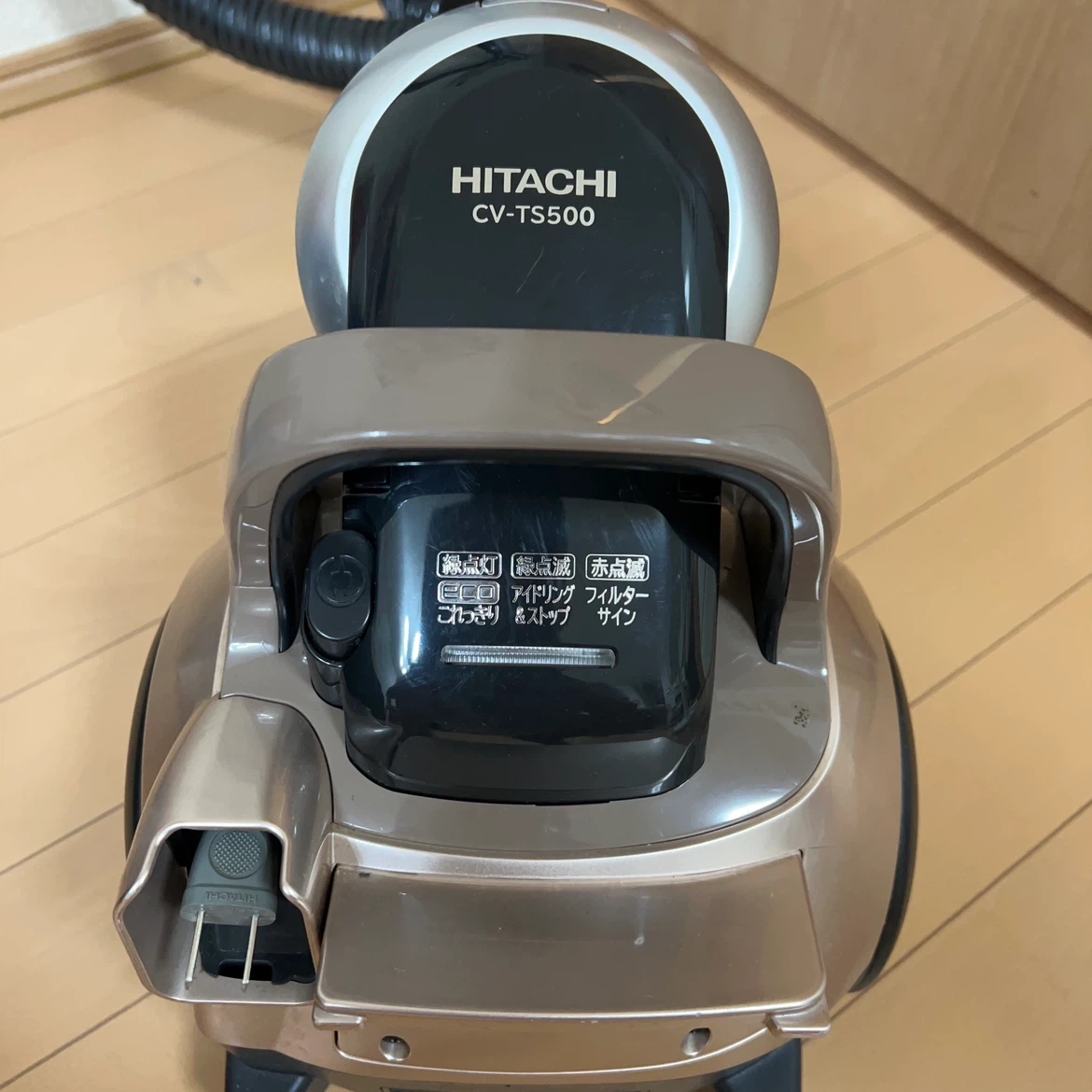 日立 掃除機 CV-TS500 パワーブーストサイクロンの写真3枚目