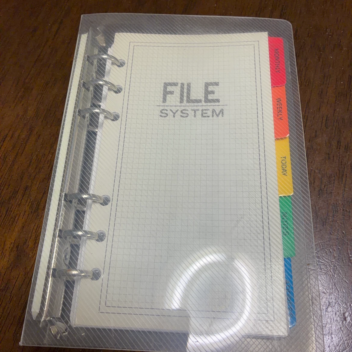 システム手帳 FILE SYSTEM バインダー