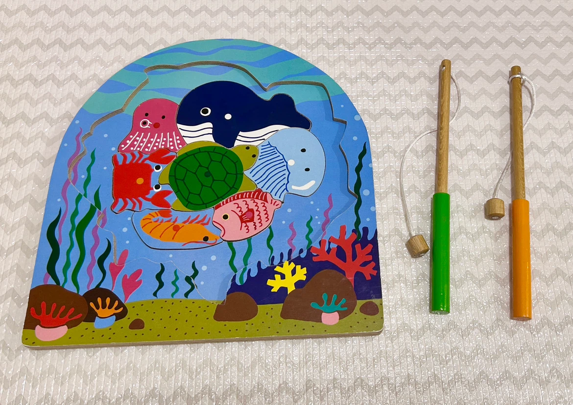 エド・インター 木のパズル 魚釣りあそびの写真3枚目