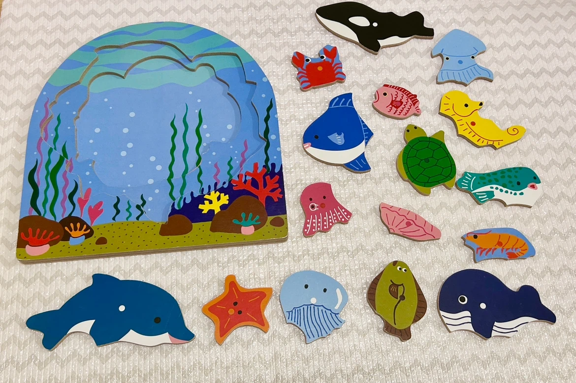 エド・インター 木のパズル 魚釣りあそびの写真4枚目