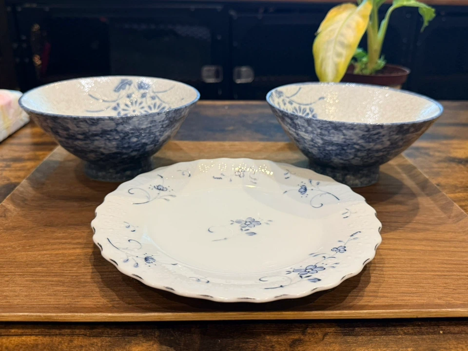 B&B 食器セット 碗2点 皿1点