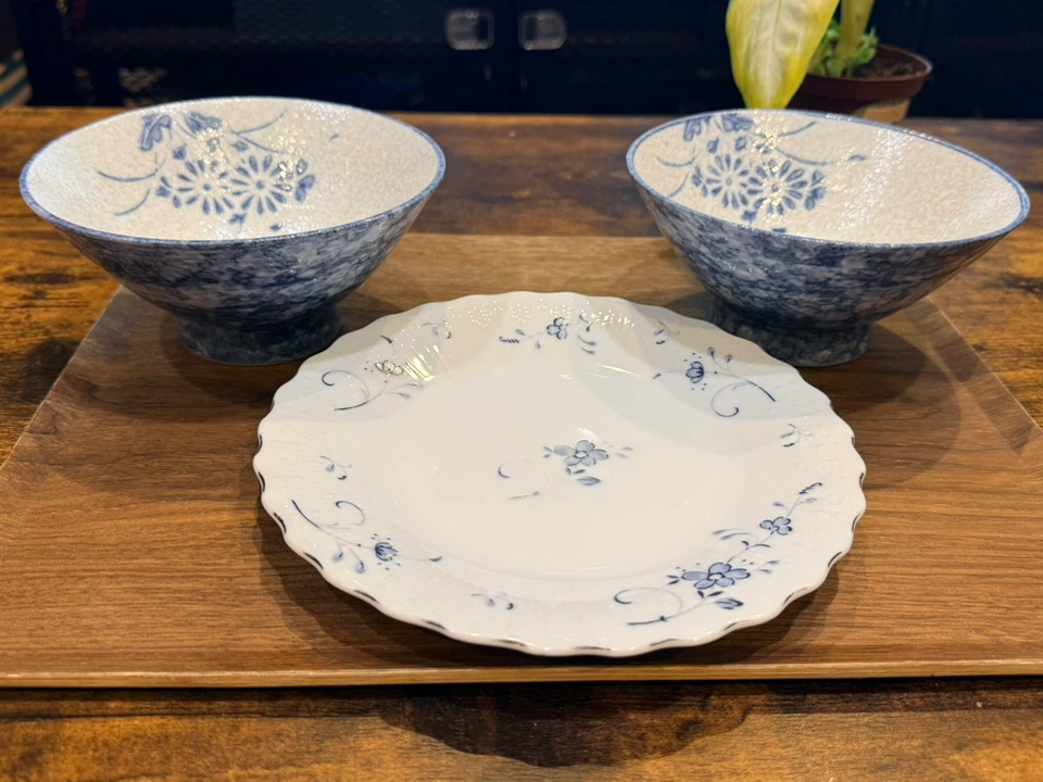 B&B 食器セット 碗2点 皿1点の写真3枚目