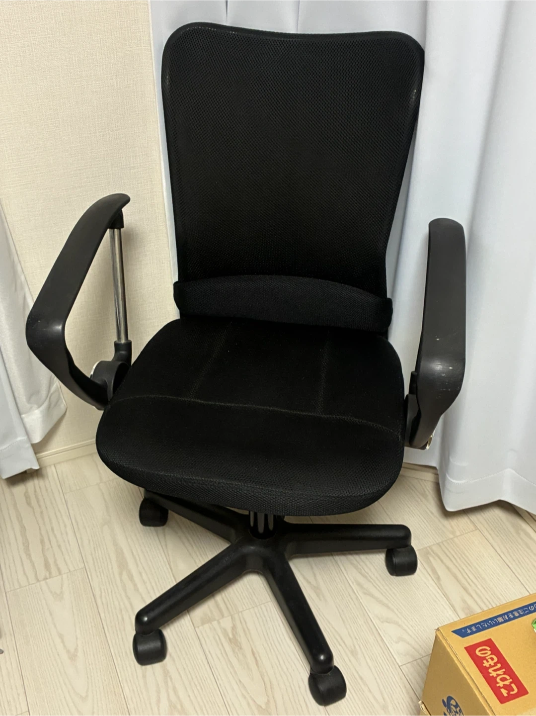 オフィスチェア メッシュ ブラック