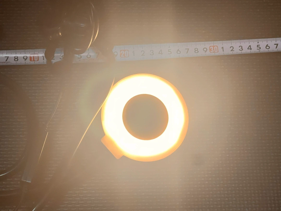 クリップ式 リングライト LED デスクライトの写真3枚目