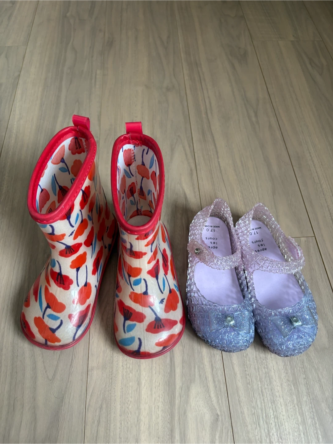 ムージョンジョン長靴&アプレレクール サンダル 17cm
