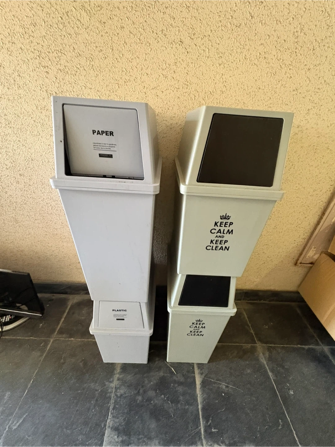 分別ゴミ箱 スタッキング式 4点セット