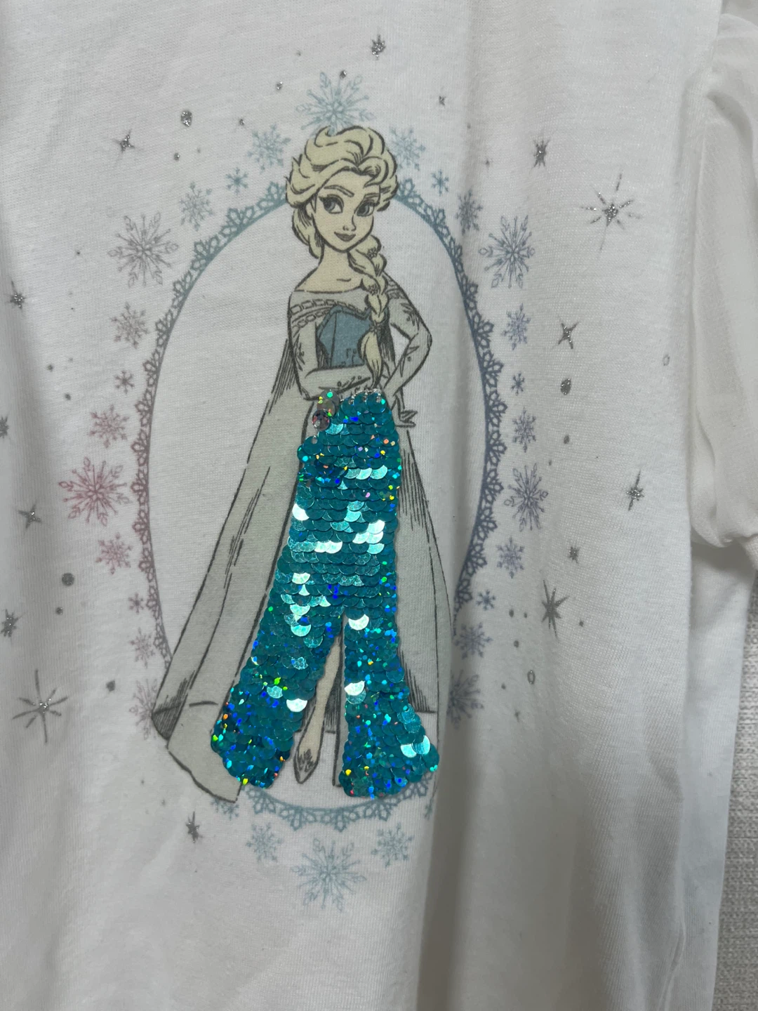 ブランシェス アナと雪の女王 Tシャツ 120cmの写真2枚目