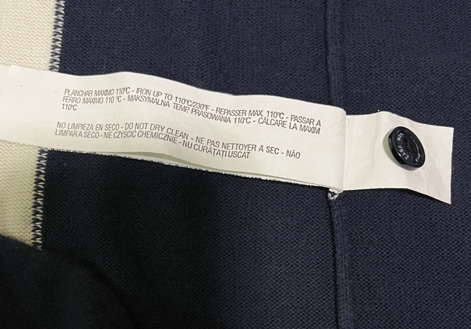 【美品】ZARA ザラ MAN ニッストライプの写真6枚目