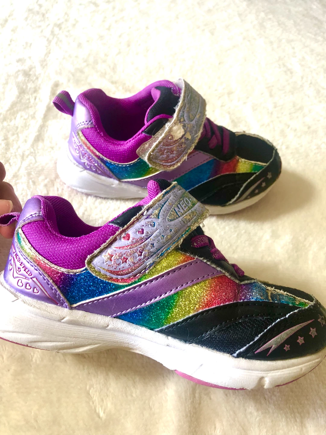👧🌈ネオスピード キッズスニーカー サイズ 17🌟✨の写真2枚目