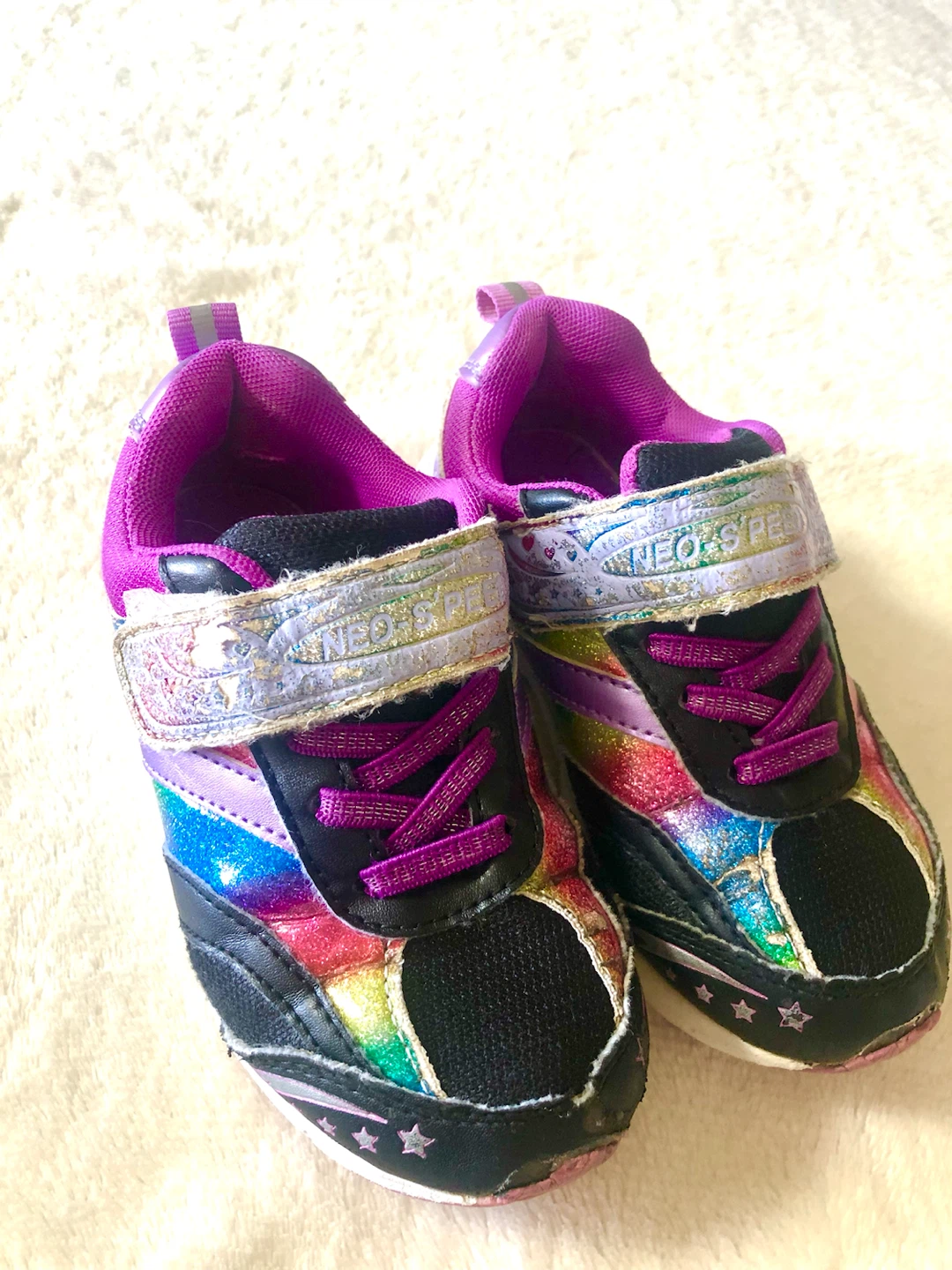 👧🌈ネオスピード キッズスニーカー サイズ 17🌟✨の写真6枚目