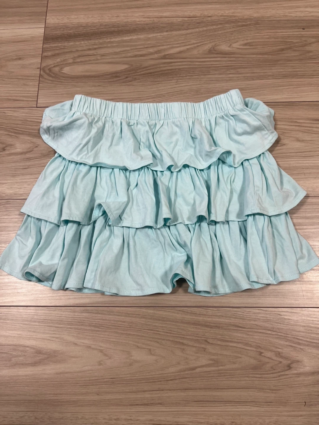 H&M フリルスカート ライトブルー 110cm