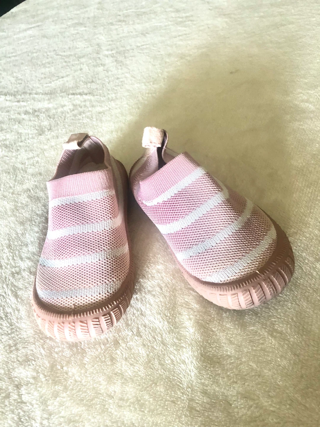 👧✨エデュバの子供用靴、ピンク、サイズ17🌟✨