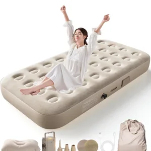 電動エアーベッド シングル 収納袋付き