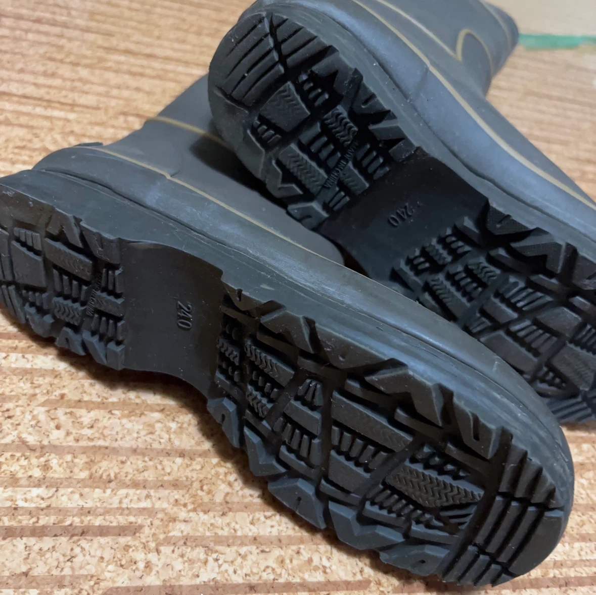 ヒロミチナカノ レインブーツ 24.0cm ブラウンの写真4枚目