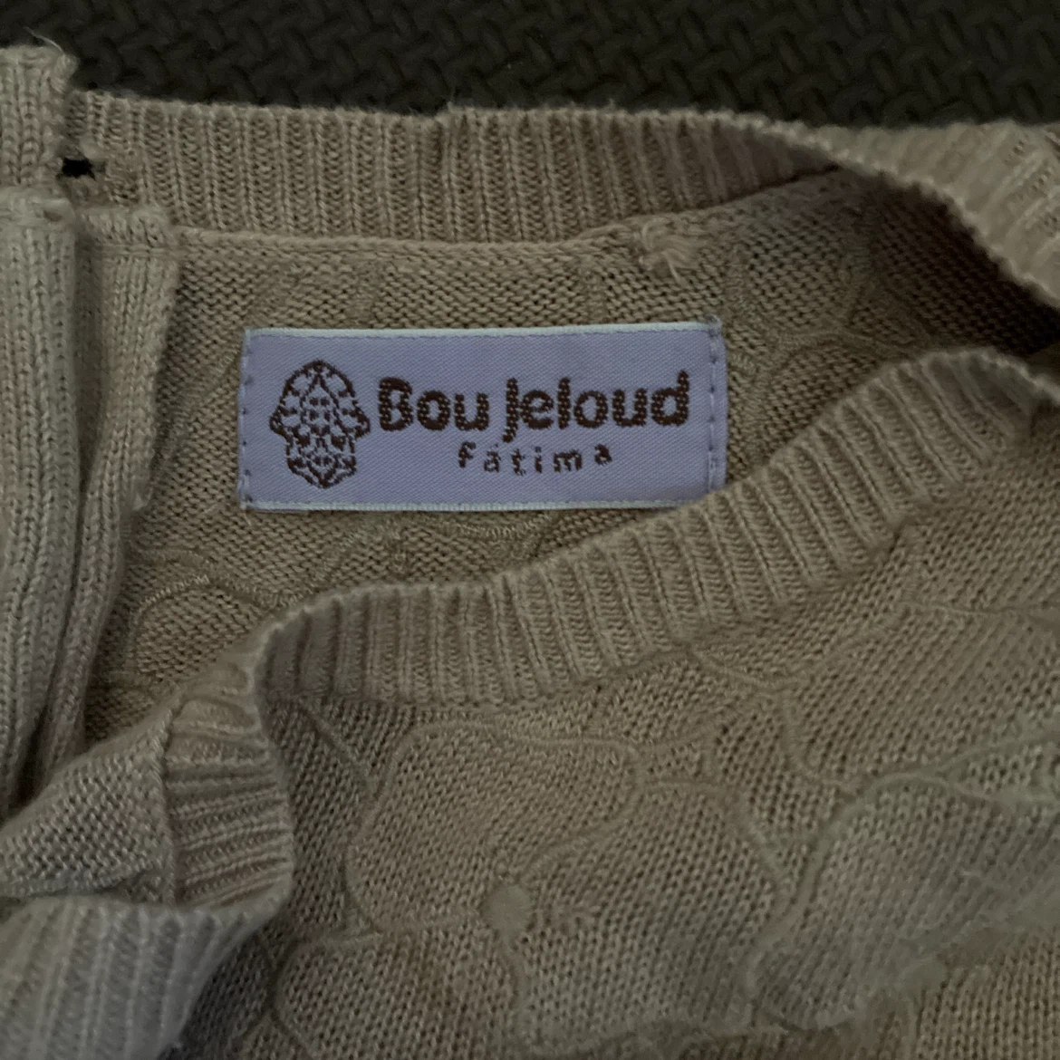 Bou Jeloud Fatima 半袖ニットワンピース　120の写真3枚目