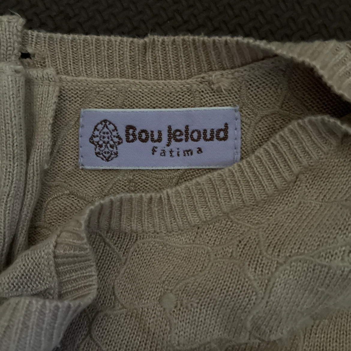 Bou Jeloud Fatima 半袖ニットワンピース 120の写真3枚目