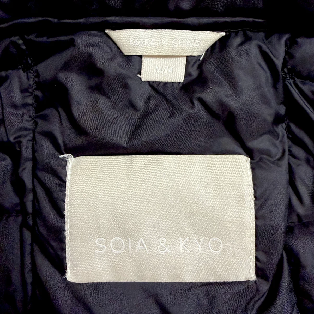 Soia & Kyo ダウンコート 黒 M レディースの写真3枚目
