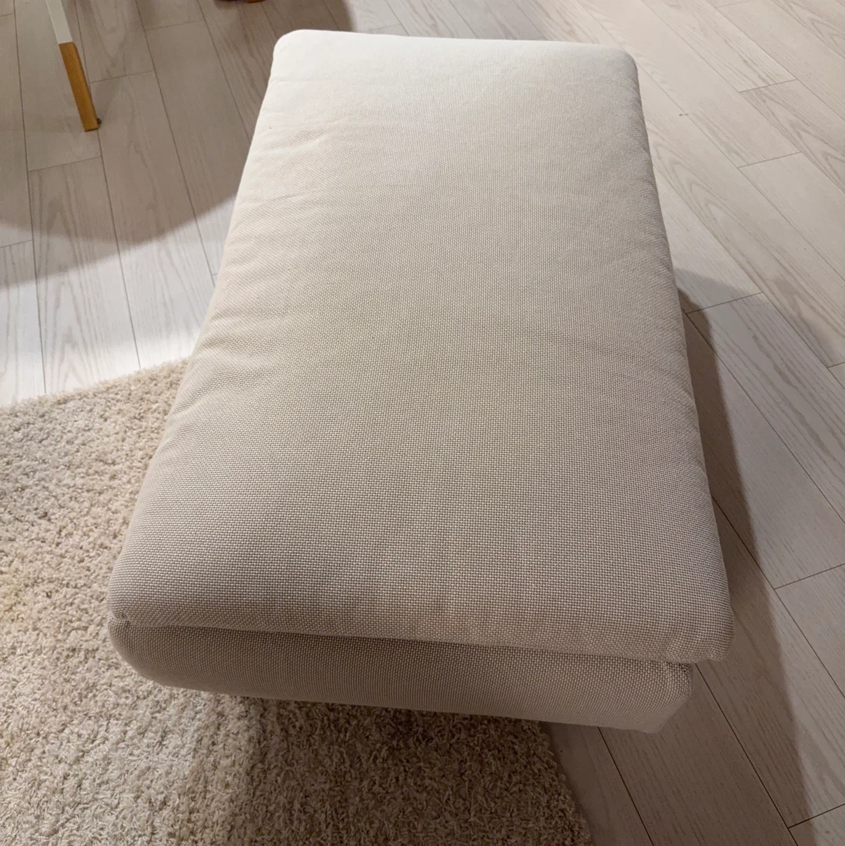 【美品】IKEA ソーデルハムン オットマンハーフの写真5枚目