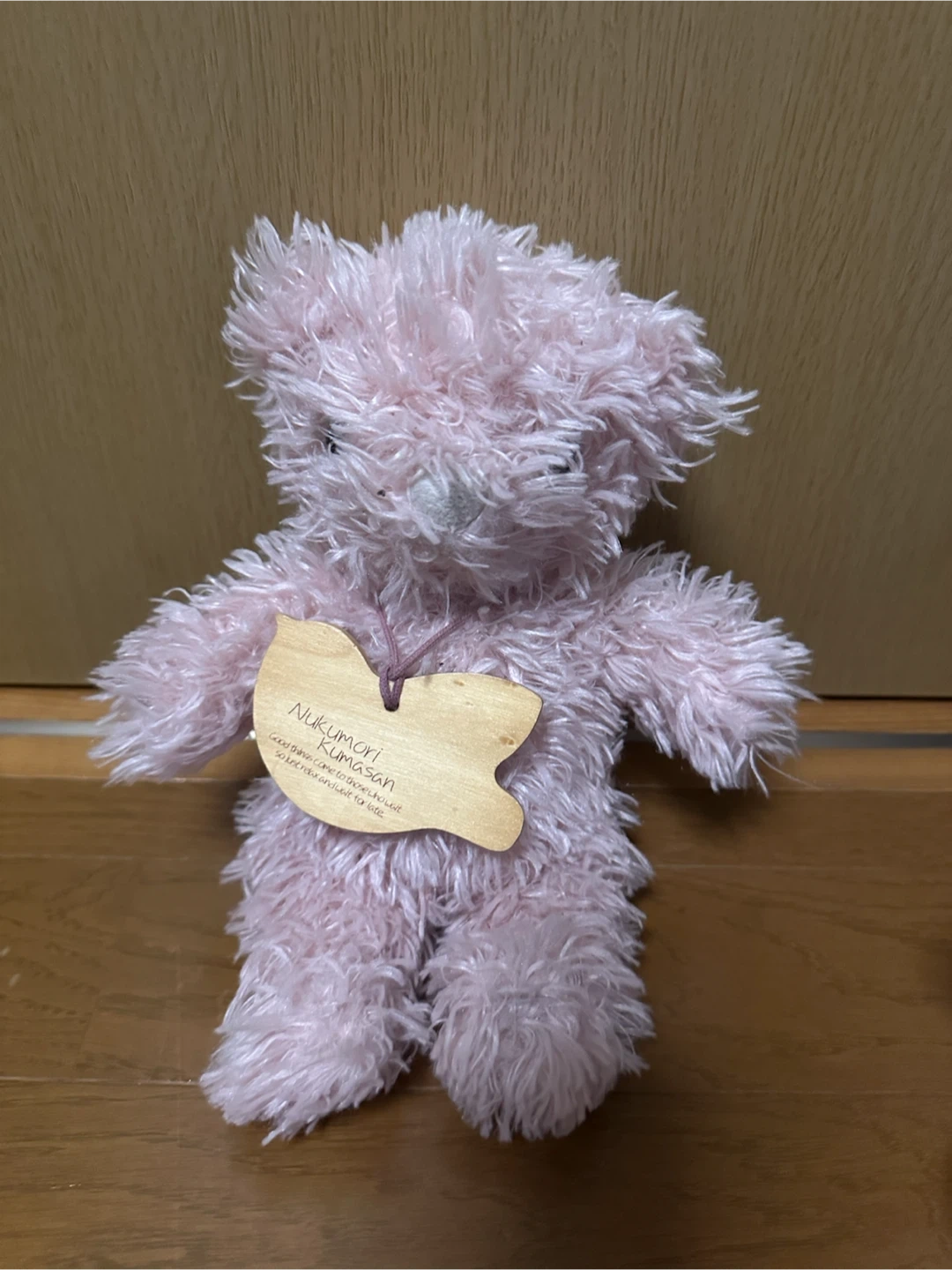 ヌクモリ クマサン ピンク ぬいぐるみ