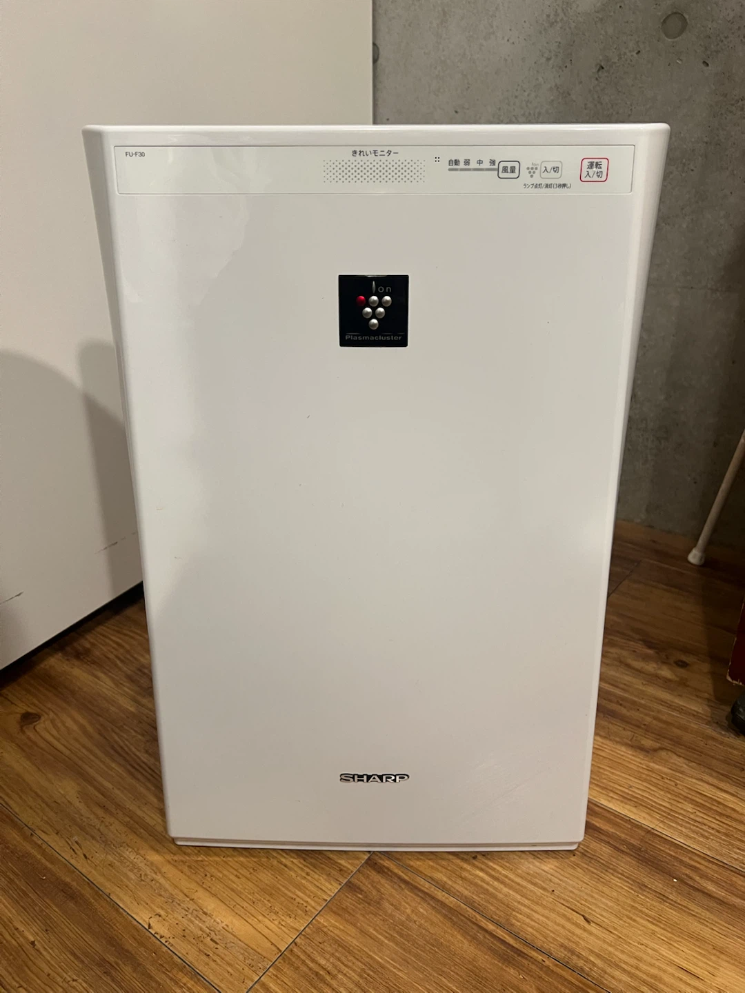 SHARP 空気清浄機 FU-F30-W プラズマクラスター7000 動作良好