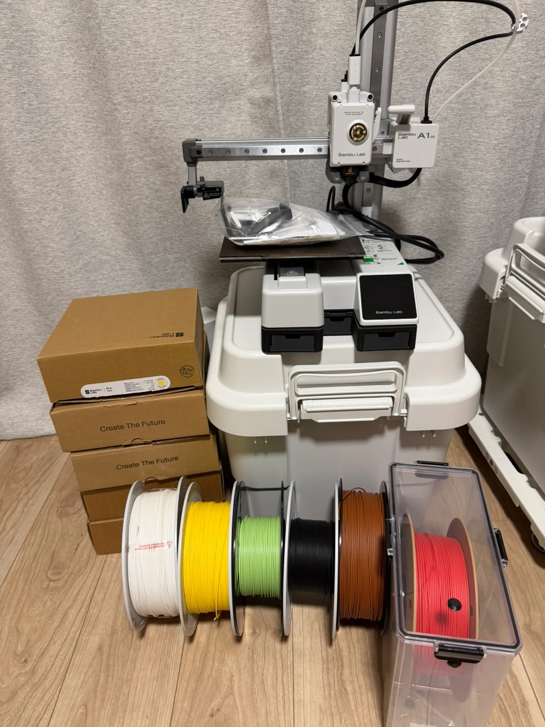 【美品】おまけ付きbambu lab a1 mini 3Dプリンター