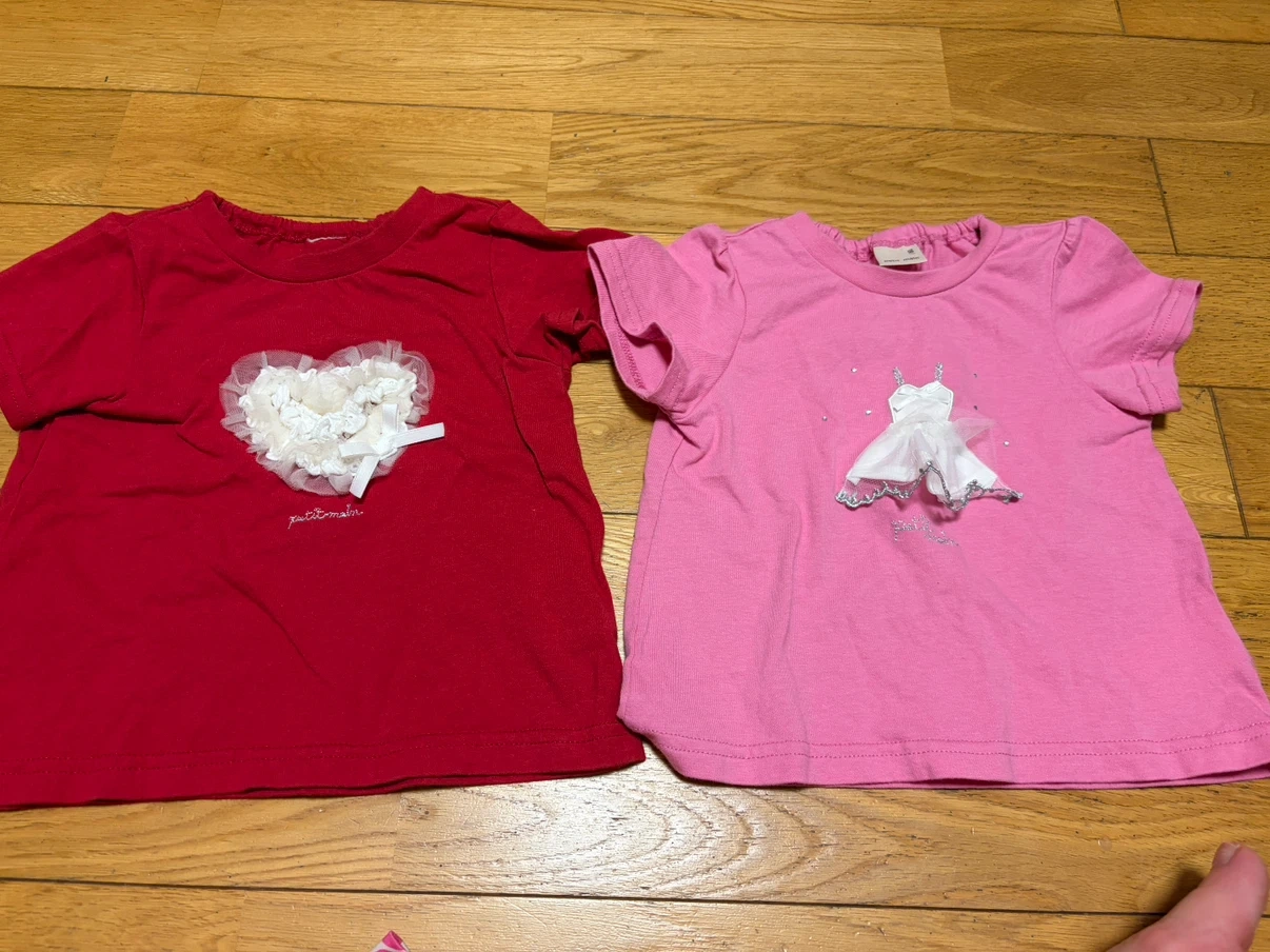 プティマイン 半袖Tシャツ 2枚セット