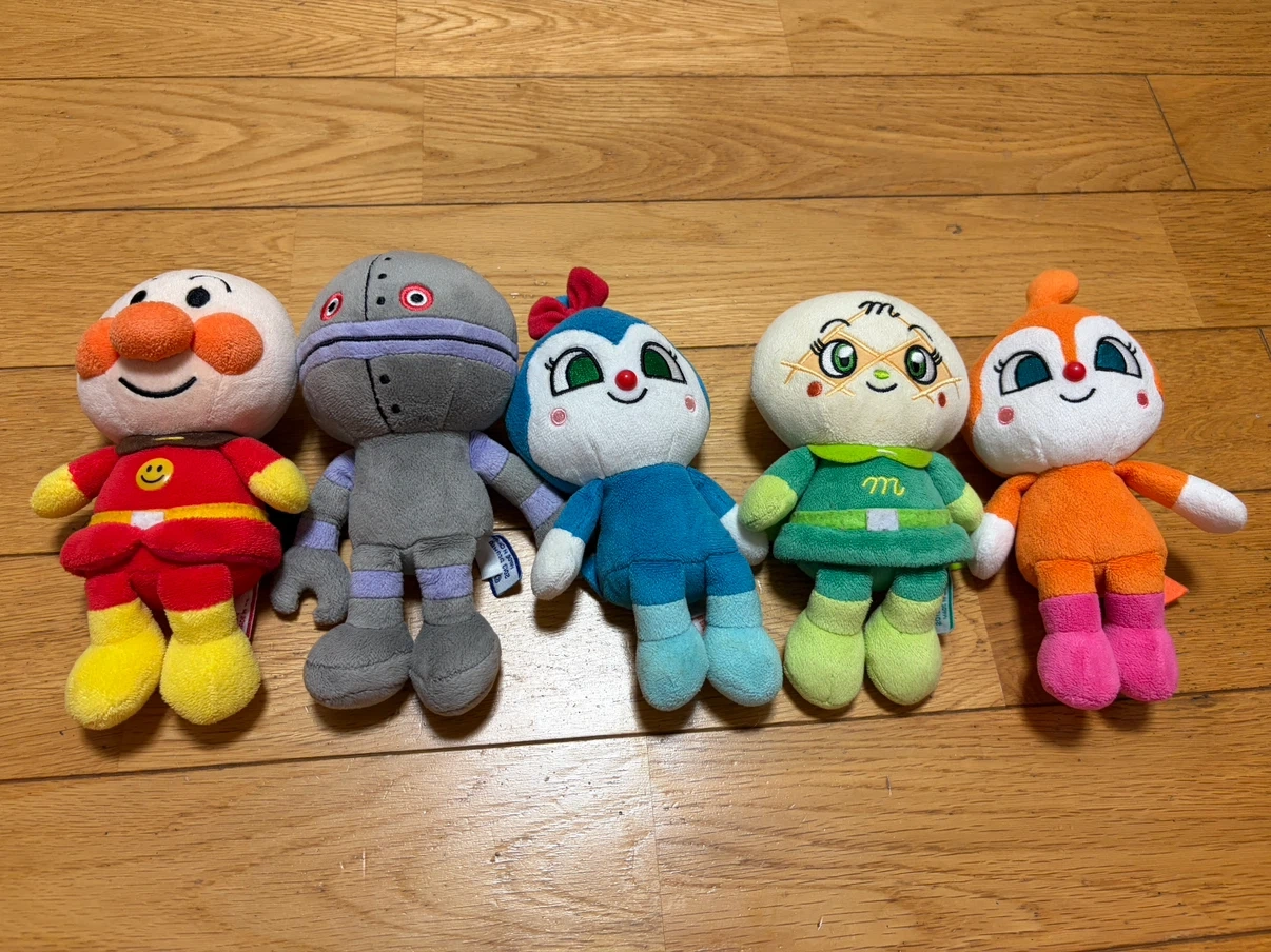 アンパンマン ぬいぐるみ5体セット