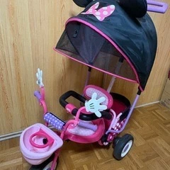 【美品】三輪車 ミニー サンシェード付きの写真2枚目