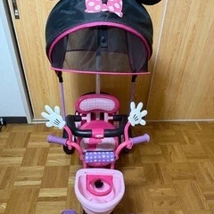 【美品】三輪車 ミニー サンシェード付きの写真3枚目
