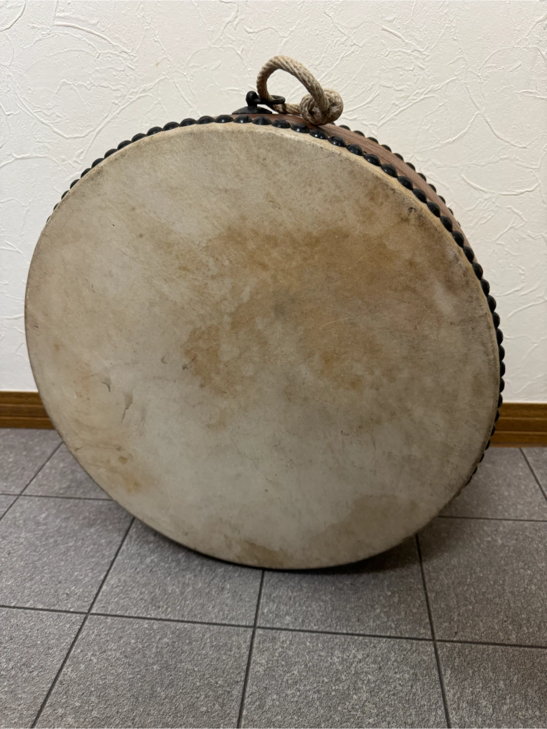 和太鼓　平太鼓40cm弱　バチ無しの写真2枚目