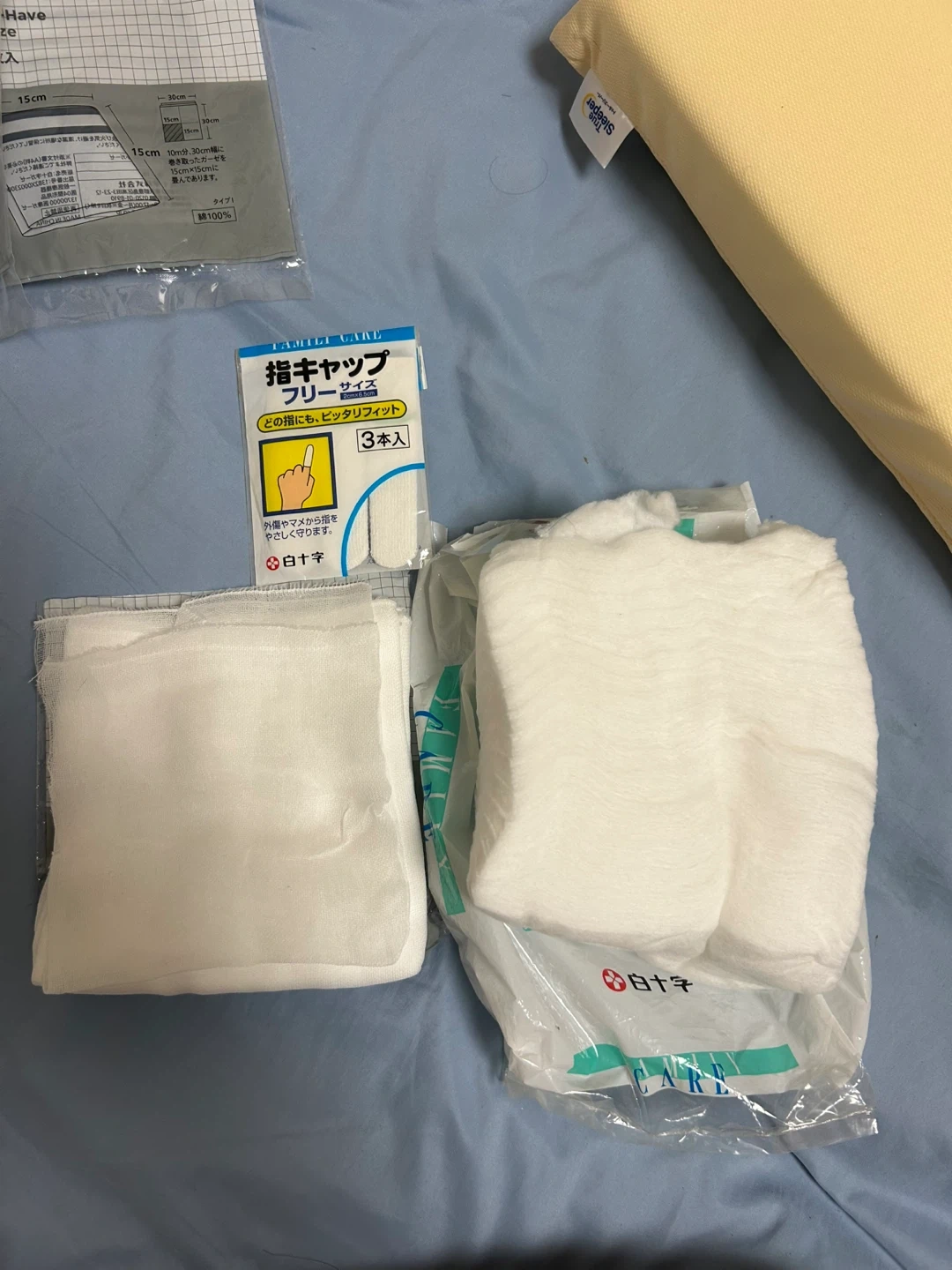 白十字 カットメン ガーゼ 指キャップ まとめ売りの写真2枚目