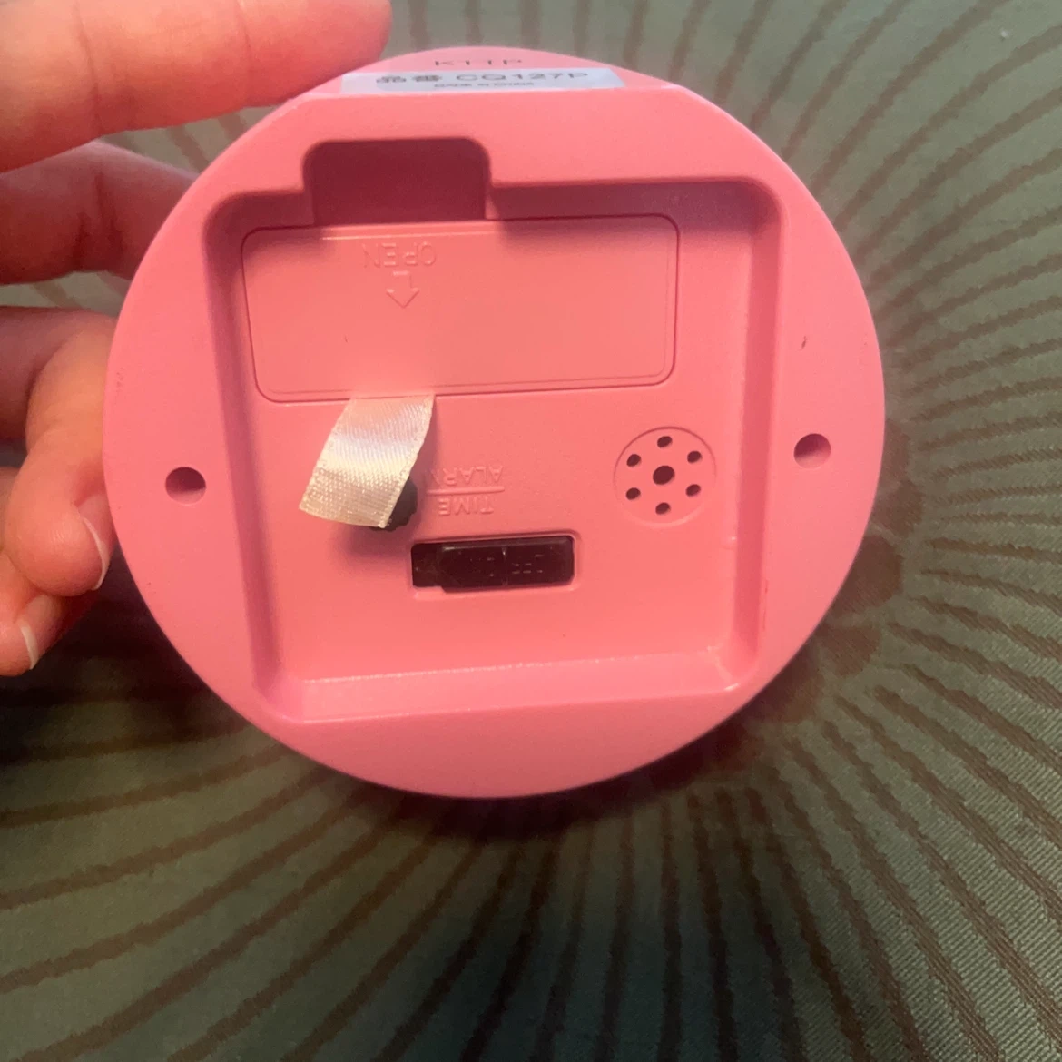 マイメロディ 目覚まし時計 ピンクの写真2枚目
