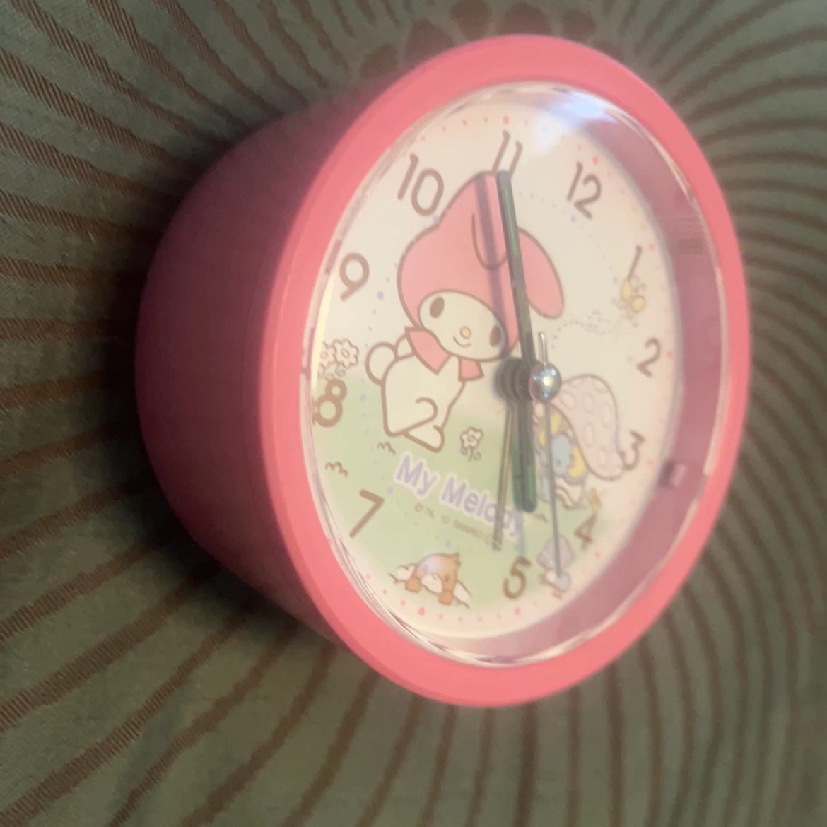マイメロディ 目覚まし時計 ピンクの写真4枚目