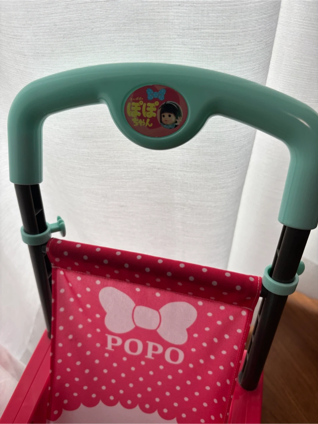 ぽぽちゃん おかいものベビーカー ピンクの写真2枚目