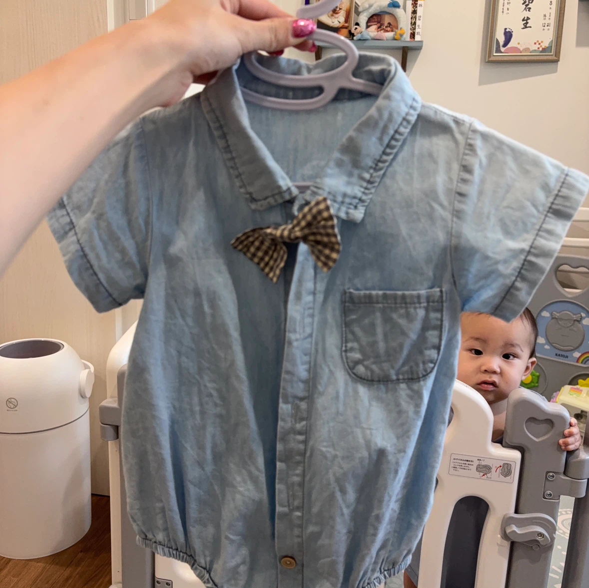 ベビー ロンパース 4着セットの写真3枚目