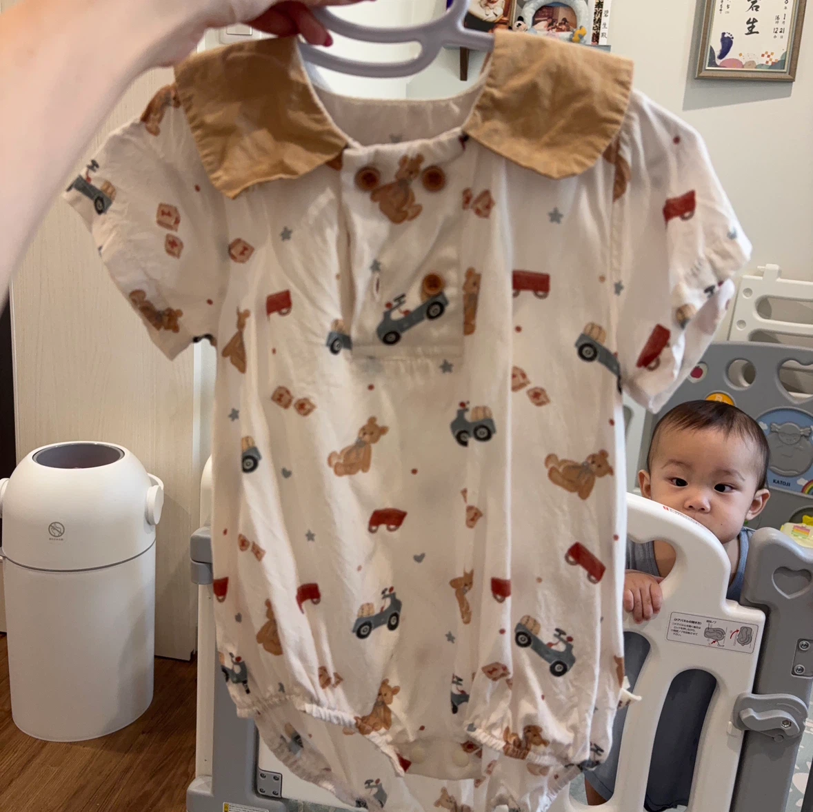 ベビー ロンパース 4着セットの写真4枚目