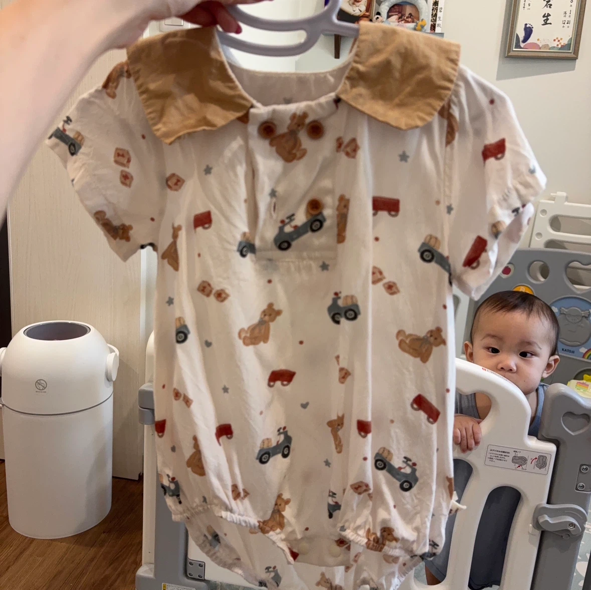 ベビー ロンパース 4着セットの写真4枚目