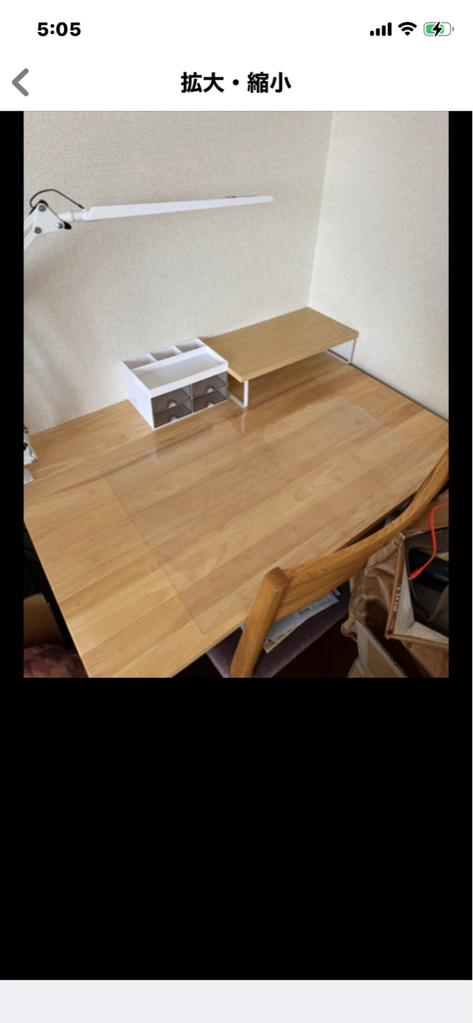 木製デスク チェア セットの写真2枚目