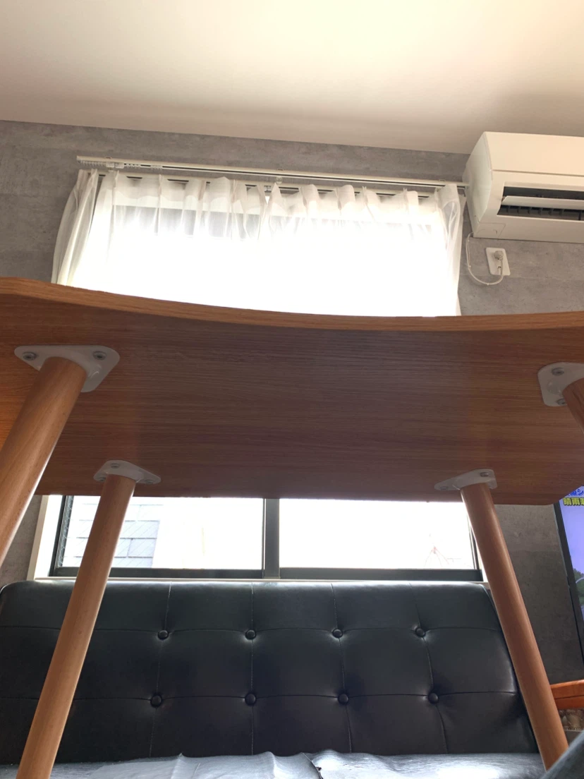 木製 シンプルデスク テーブルの写真2枚目
