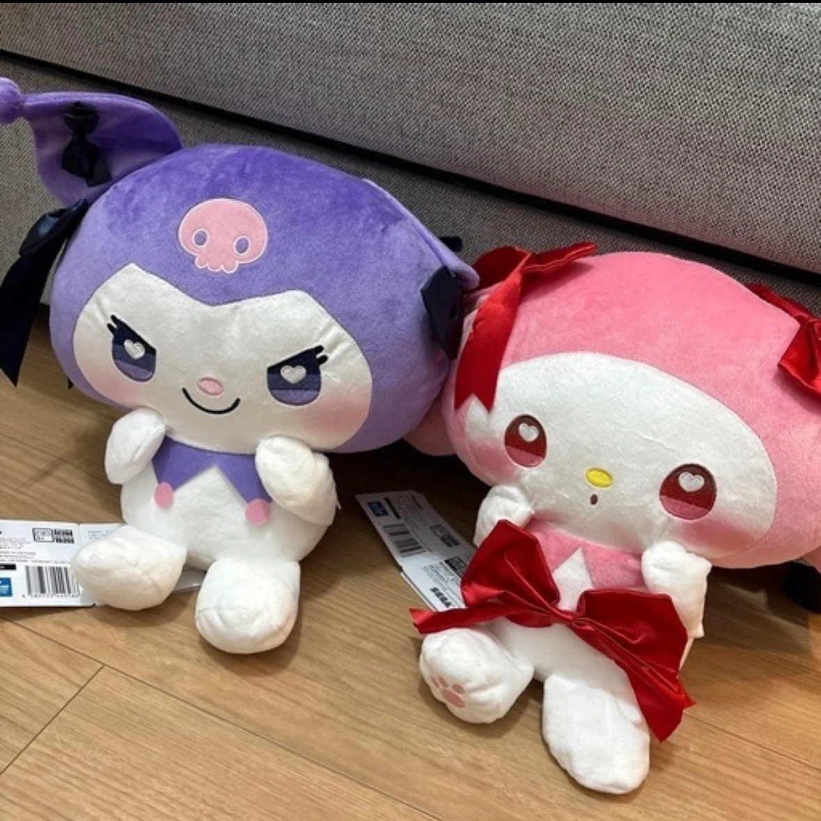 新品タグ付き サンリオ クロミ マイメロ ぬいぐるみ 2体セット