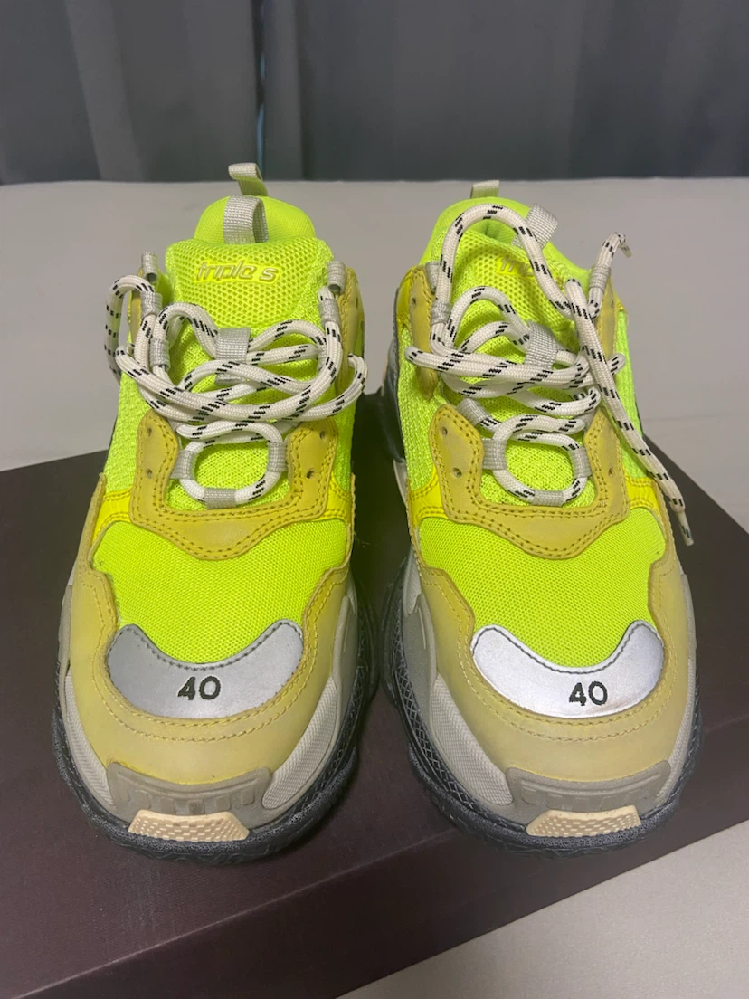 balenciaga triple s バレンシアガ トリプルS イエロー 40の写真2枚目